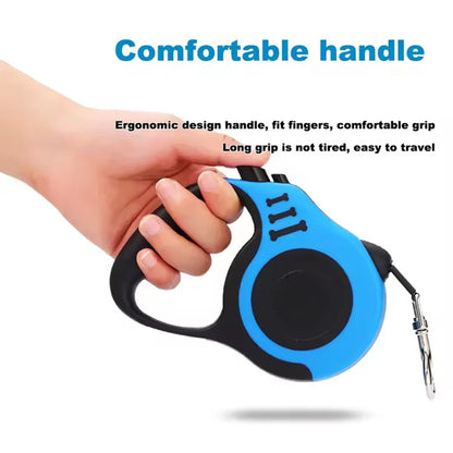 Retractable Dog Leash – Nylon Braided Rope