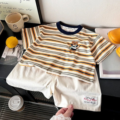 Kids Summer Cotton T-Shirt & Shorts Set
