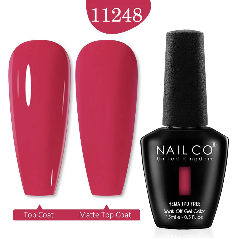 NAILCO 15ML Red Gel Nail Polish