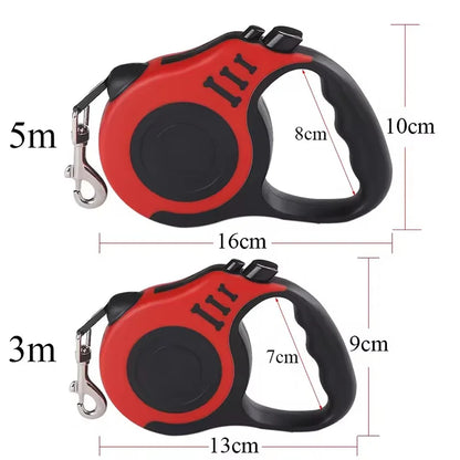 Retractable Dog Leash – Nylon Braided Rope
