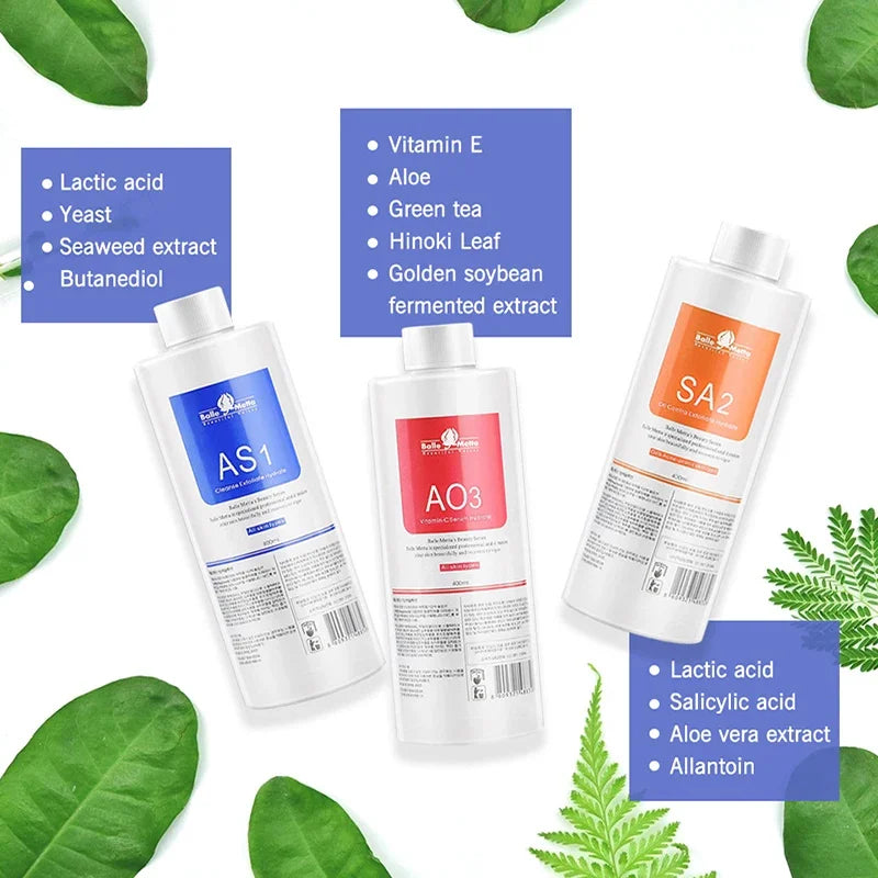 Facial Serum Kit – 3 x 400ml Aqua Peel Solutions