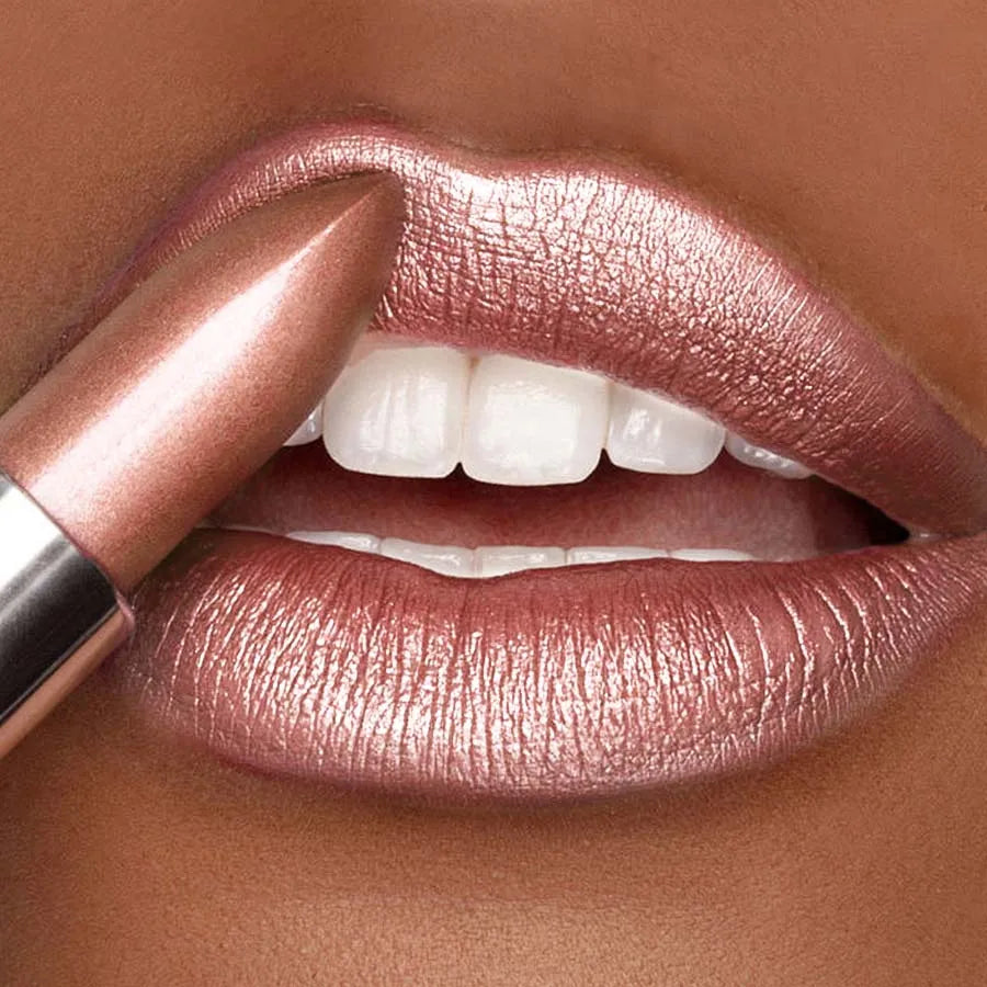 Metallic Red Glitter Lipstick