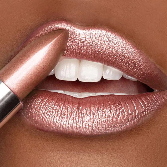 Metallic Red Glitter Lipstick