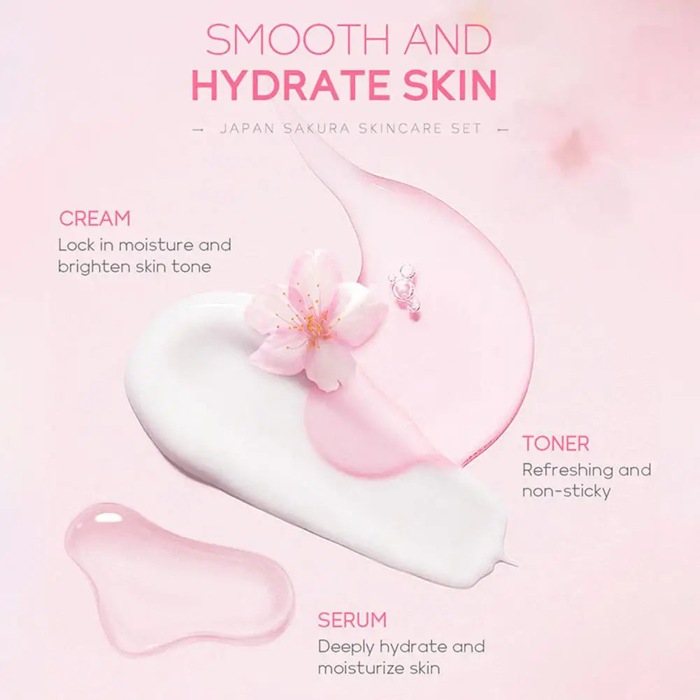 Sakura 5-Piece Travel Skin Care Set