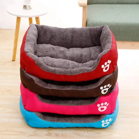 Candy-Colored Large Pet Bed