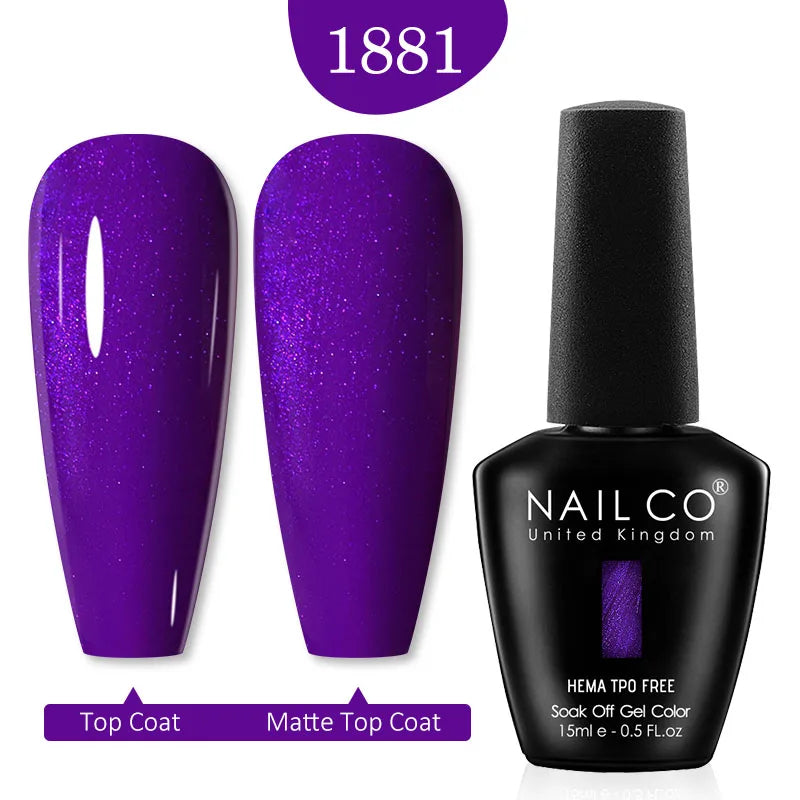 NAILCO 15ML Red Gel Nail Polish
