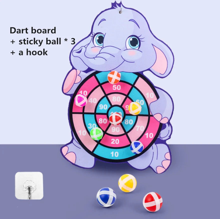 Montessori Cartoon Animal Dart Board Toy