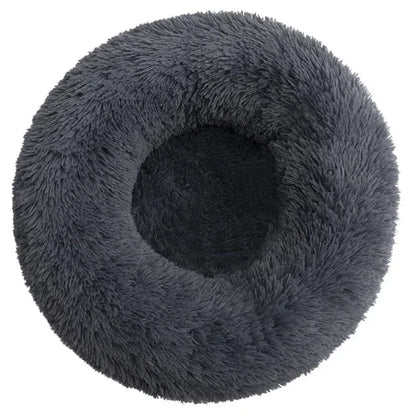 Round Plush Pet Bed – Large & Medium Dogs