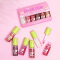 6PCS Hydrating Lip Gloss Set – Transparent & Plumping