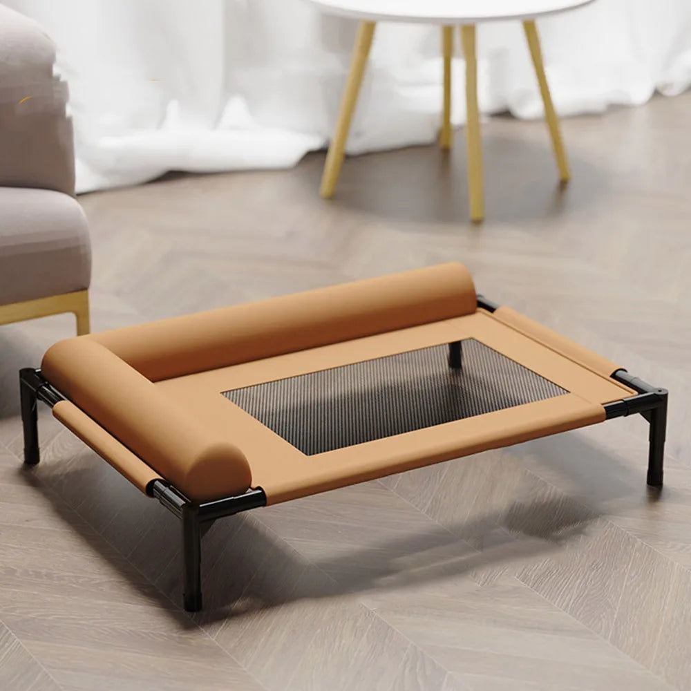 Elevated Mesh Pet Bed with Pillow