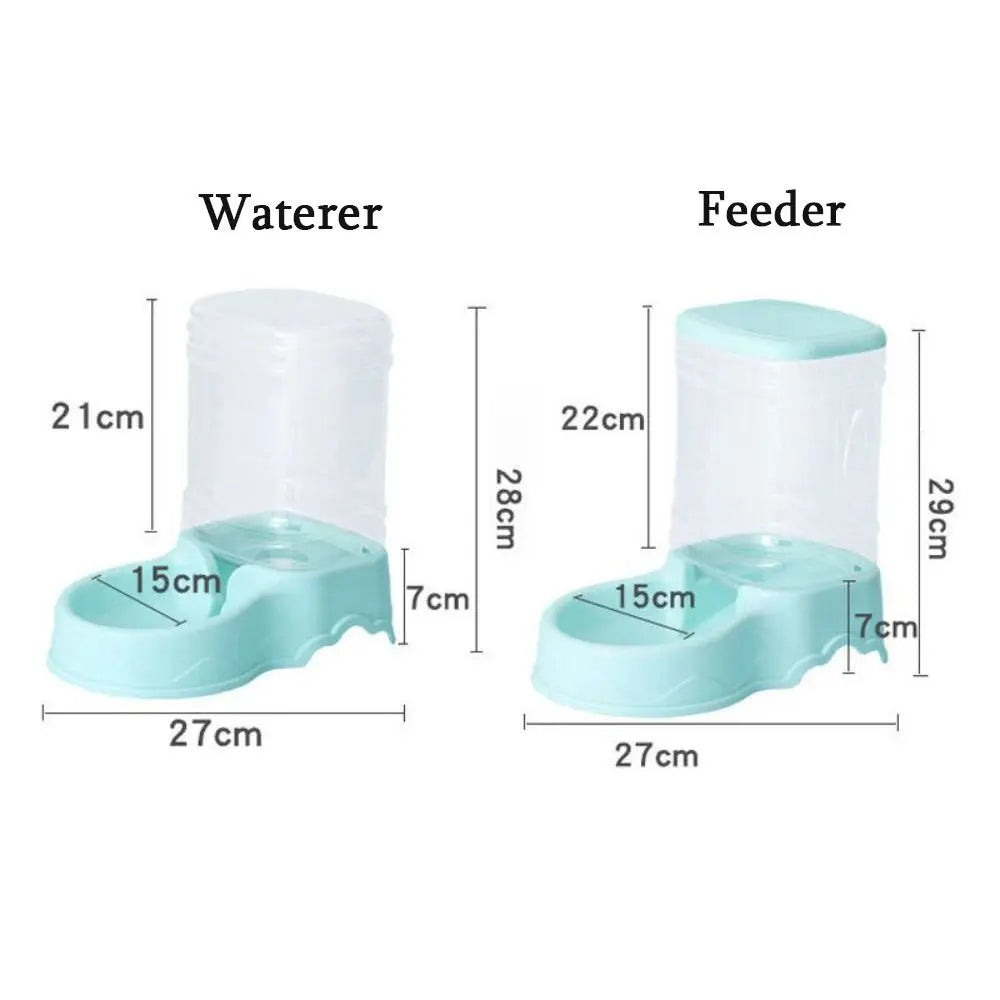3.8L Automatic Pet Feeder & Water Fountain