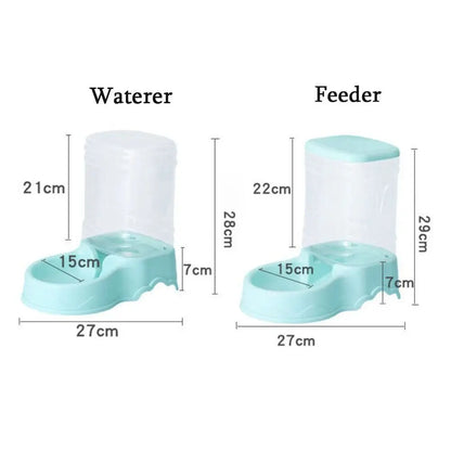 3.8L Automatic Pet Feeder & Water Fountain