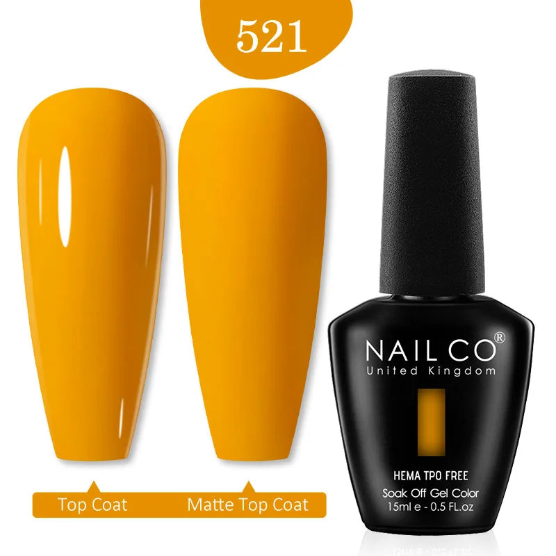 NAILCO 15ML Red Gel Nail Polish